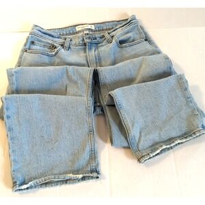 ABERCROMBIE & FITCH The Baggy Low Rise Jeans 25/OL Curve Love Boho Appeal Retro